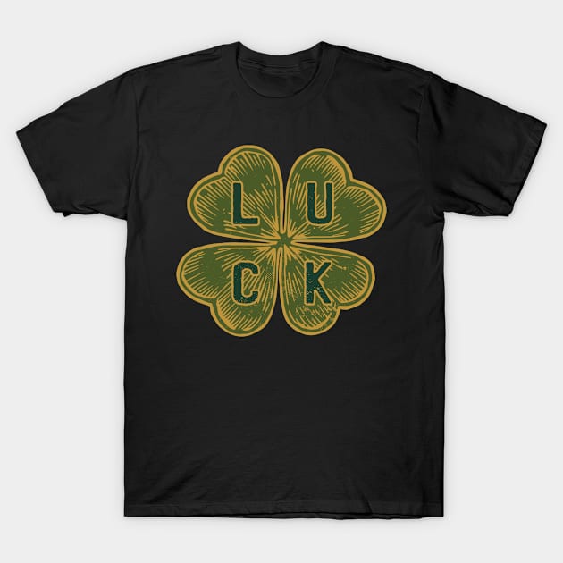 Clover Luck T-Shirt by EarlAdrian